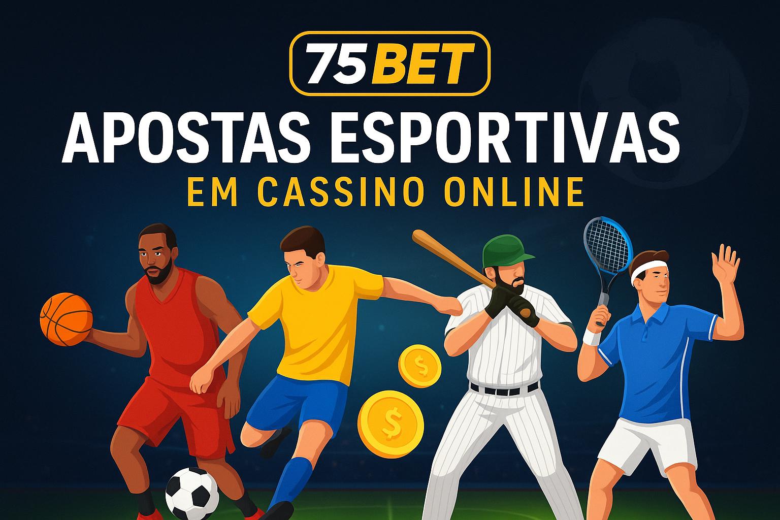 Apostas esportivas no cassino online 75BET  