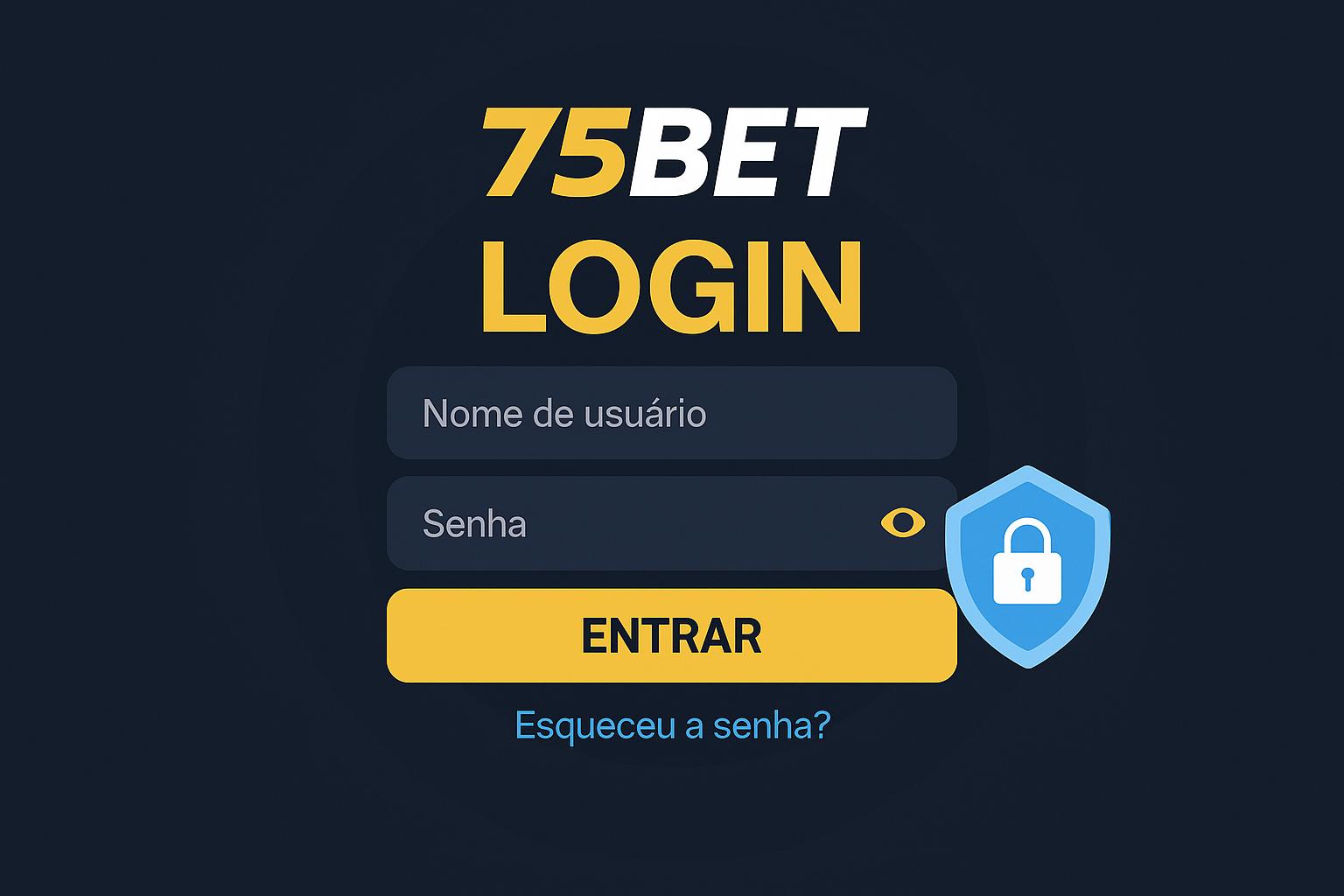 Criar uma nova Conta no plataforma 75BET  